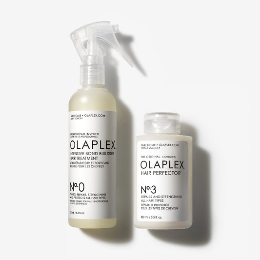 Dúo de Reparación Intensiva OLAPLEX N°0 de 155ml + N°3 de 100ml
