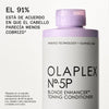 OLAPLEX Nº5P Acondicionador Nutritivo y Fortalecedor (neutralizador tonos amarillos) 250ml OLAPLEX COLOMBIA